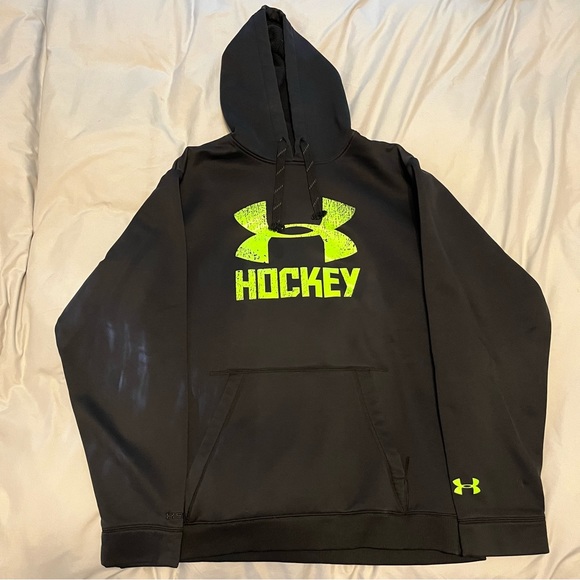 Under Armour Mens Black Hoodie - Picture 2 of 4
